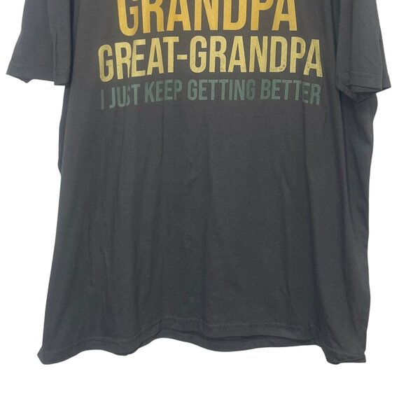 Dad Grandpa Great-Grandpa Graphic Tshirt Mens 2XL Gray Gildan - Picture 4 of 9